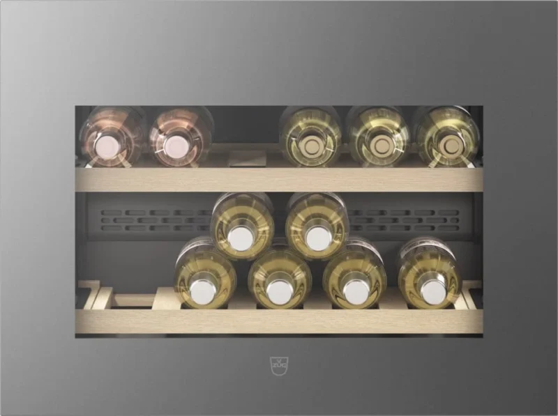 V-ZUG Kühl-/Gefriergerät WineCooler V4000 45 - Spiegelglas Platinum - rechts (5111300002)