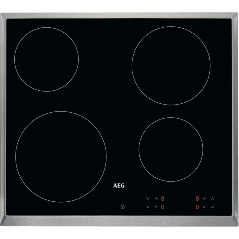 AEG Glaskeramik-Kochfeld KFA58SM - Chrom (949492645)