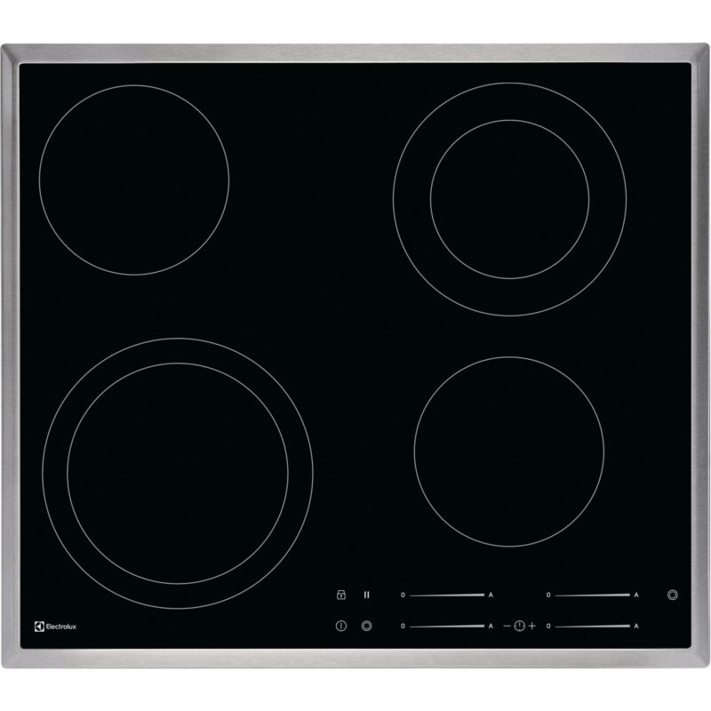 Electrolux Glaskeramik-Kochfeld GK58TSCN - Chrom (949492651)