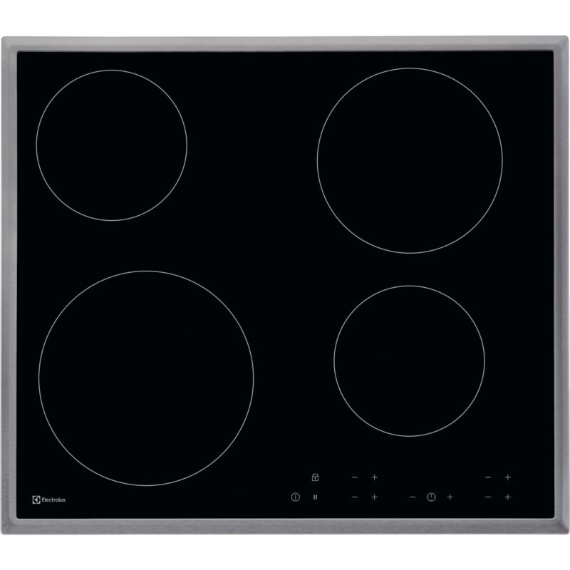 Electrolux Glaskeramik-Kochfeld GK58TCCN - Chrom (949492652)