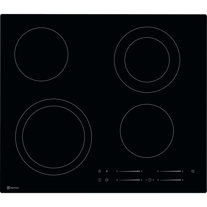 Electrolux Glaskeramik-Kochfeld GK58TSO - Schwarz (949492650)