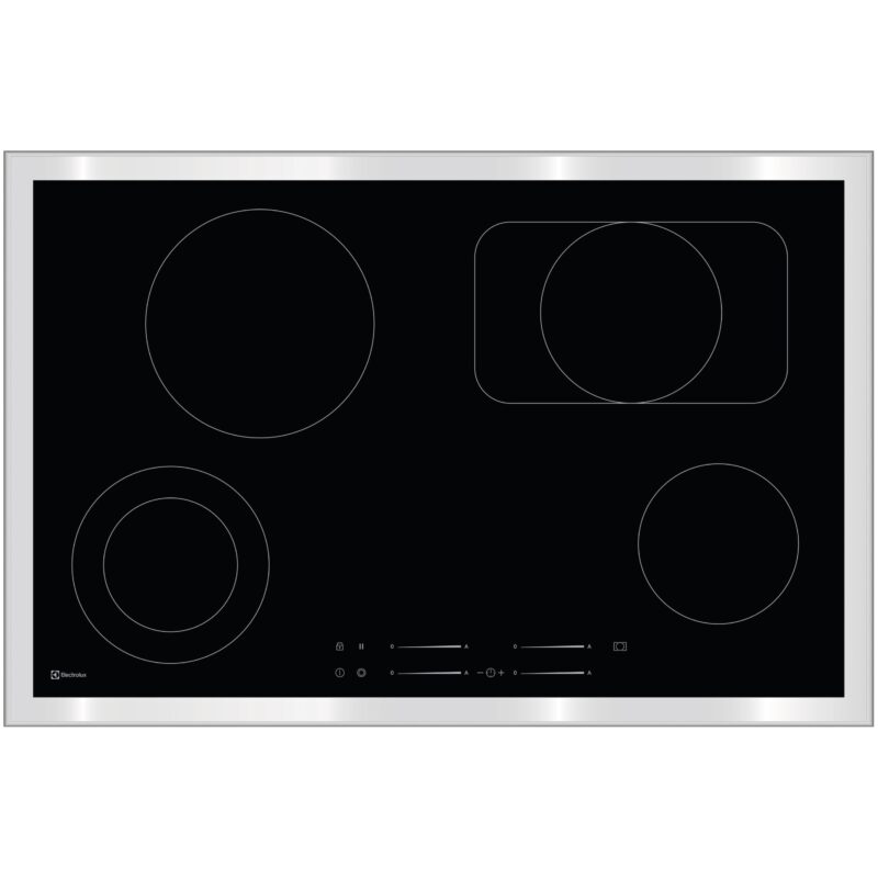 Electrolux Glaskeramik-Kochfeld GK80TSPLCN - Chrom (949596640)