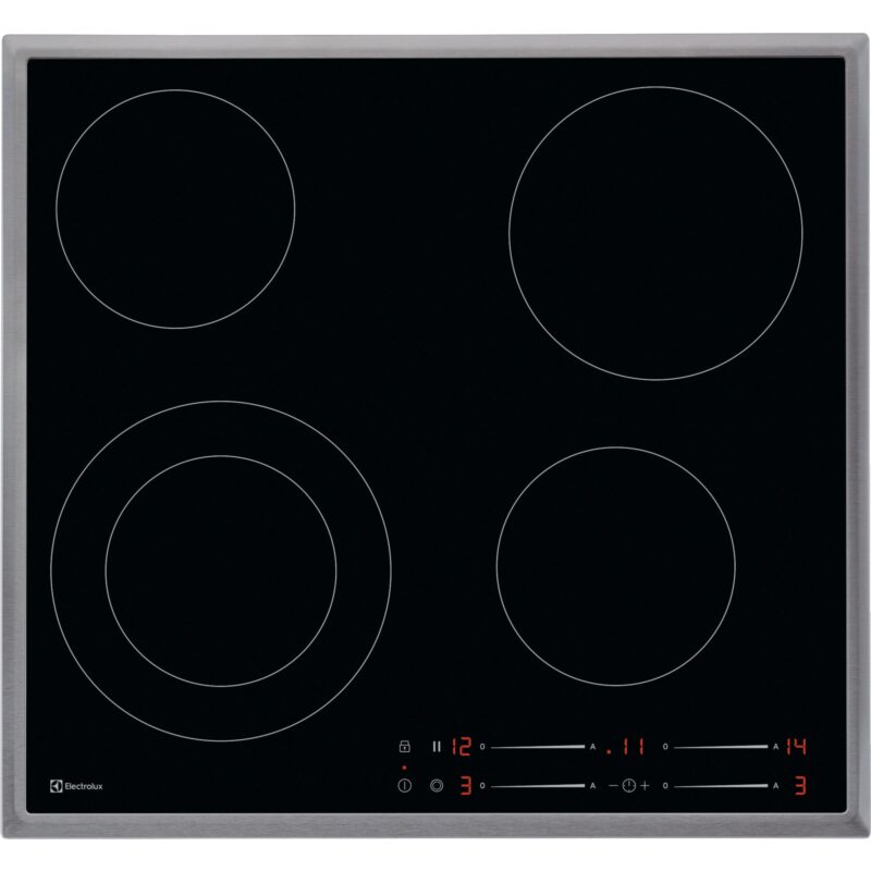 Electrolux Glaskeramik-Kochfeld GK56TSCN - Chrom (949596887)