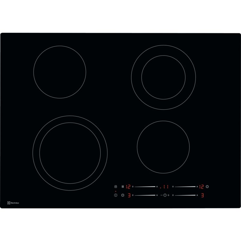 Electrolux Glaskeramik-Kochfeld GK69TSO - Schwarz (949599180)