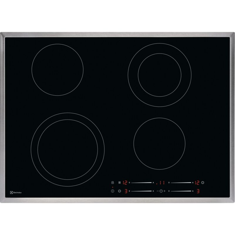 Electrolux Glaskeramik-Kochfeld GK69TSCN - Chrom (949599181)