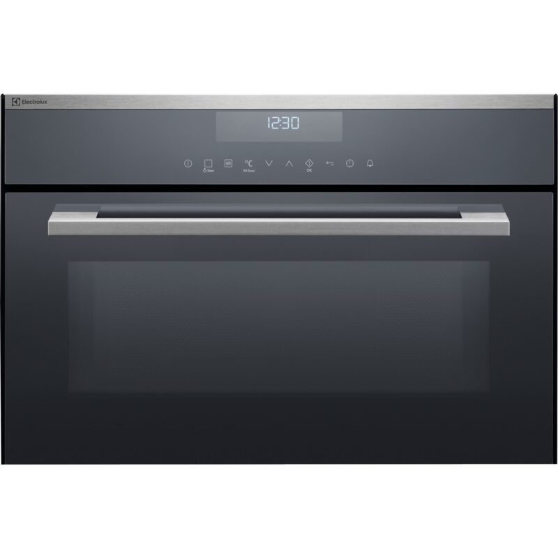 Electrolux Kompakt-Kombi-Mikrowellengerät EB3GL9KCN - Chrom mit Antifingerprint Beschichtung (941047348)