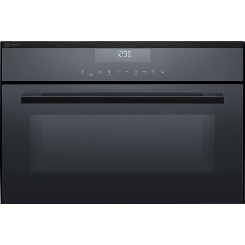 Electrolux Kompakt-Kombi-Mikrowellengerät EB3GL9KSP - Chrom mit Antifingerprint Beschichtung (941047349)