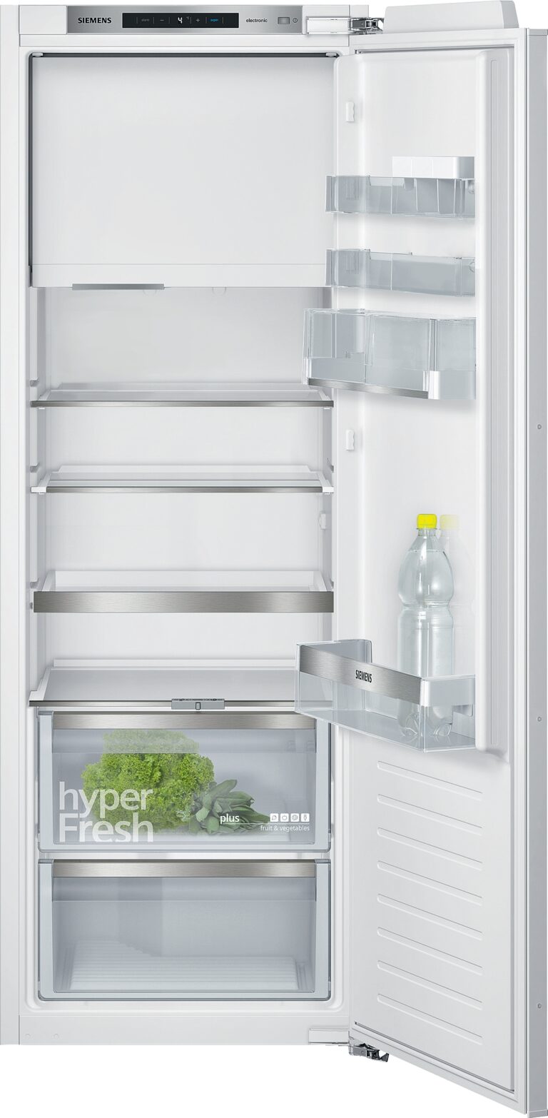 Siemens iQ500, Einbau-Kühlschrank mit Gefrierfach, 158 x 56 cm, Flachscharnier mit Softeinzug (KI72LADE0H)