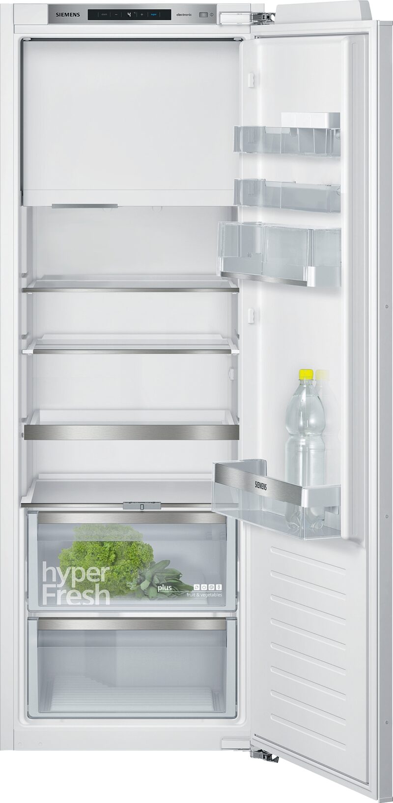 Siemens iQ500, Einbau-Kühlschrank mit Gefrierfach, 158 x 56 cm, Flachscharnier mit Softeinzug (KI72LADE0H)