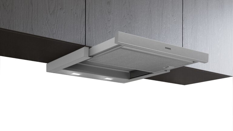 Siemens iQ300, Flachschirmhaube, 60 cm, Silbermetallic, Griffleiste optional (LI67RA531C)