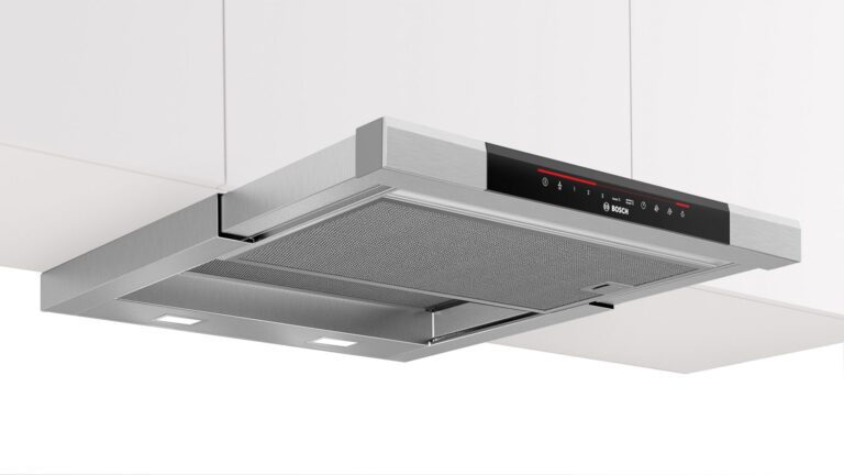 Bosch Serie 8, Flachschirmhaube, 60 cm, Edelstahl (DFS067K51)