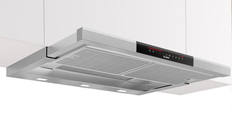 Bosch Serie 8, Flachschirmhaube, 90 cm, Edelstahl (DFS097K51)