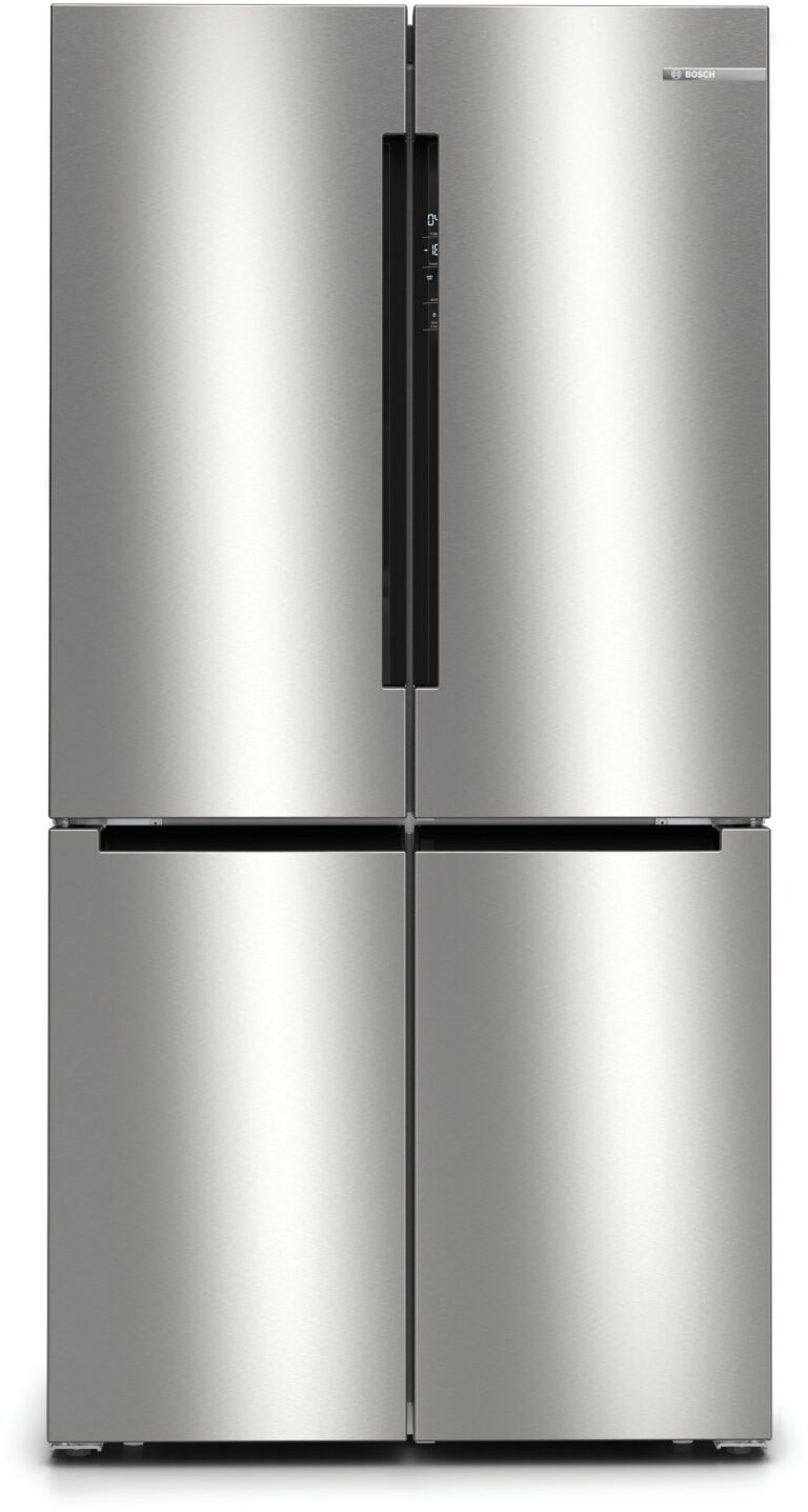 Bosch Serie 4, French door Gefrierschrank 5 türig, 183 x 91 cm, Edelstahl (mit Antifingerprint) (KFN96VPEA)