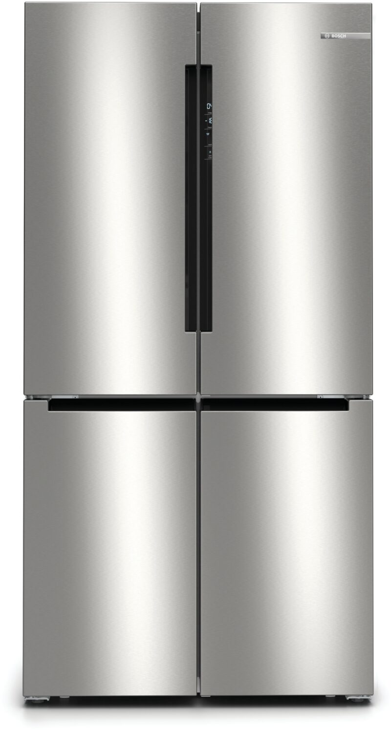 Bosch Serie 4, French door Gefrierschrank 5 türig, 183 x 91 cm, Edelstahl (mit Antifingerprint) (KFN96VPEA)