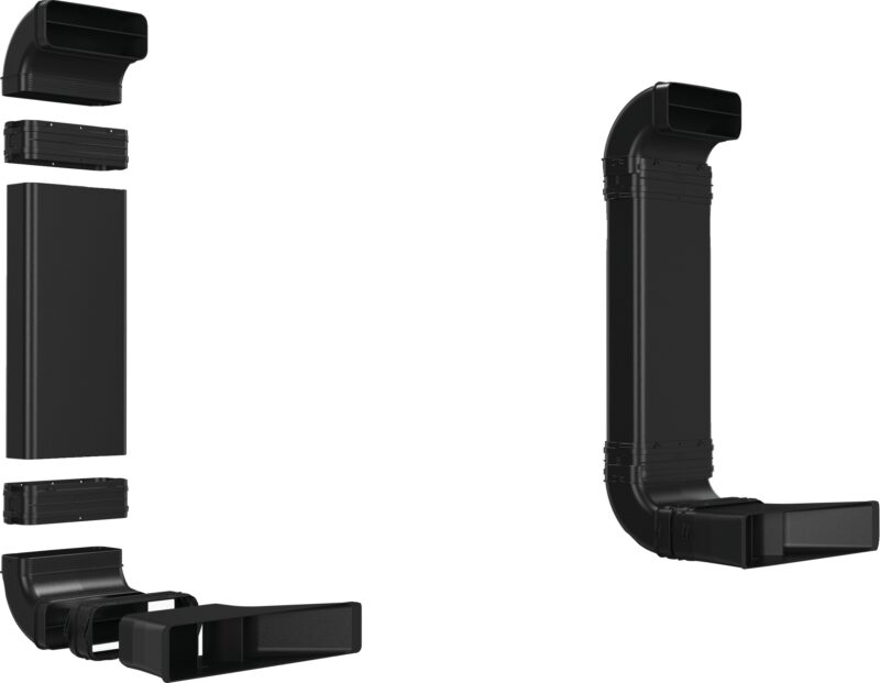Bosch Umluftkit 2 L-Bogen (70cm Einbau) (HEZ9VDKR0)
