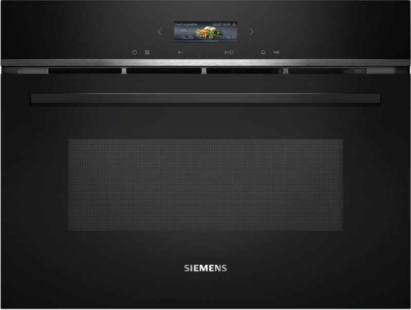 Siemens iQ700, Einbau-Mikrowelle, Schwarz (CE732GXB1)