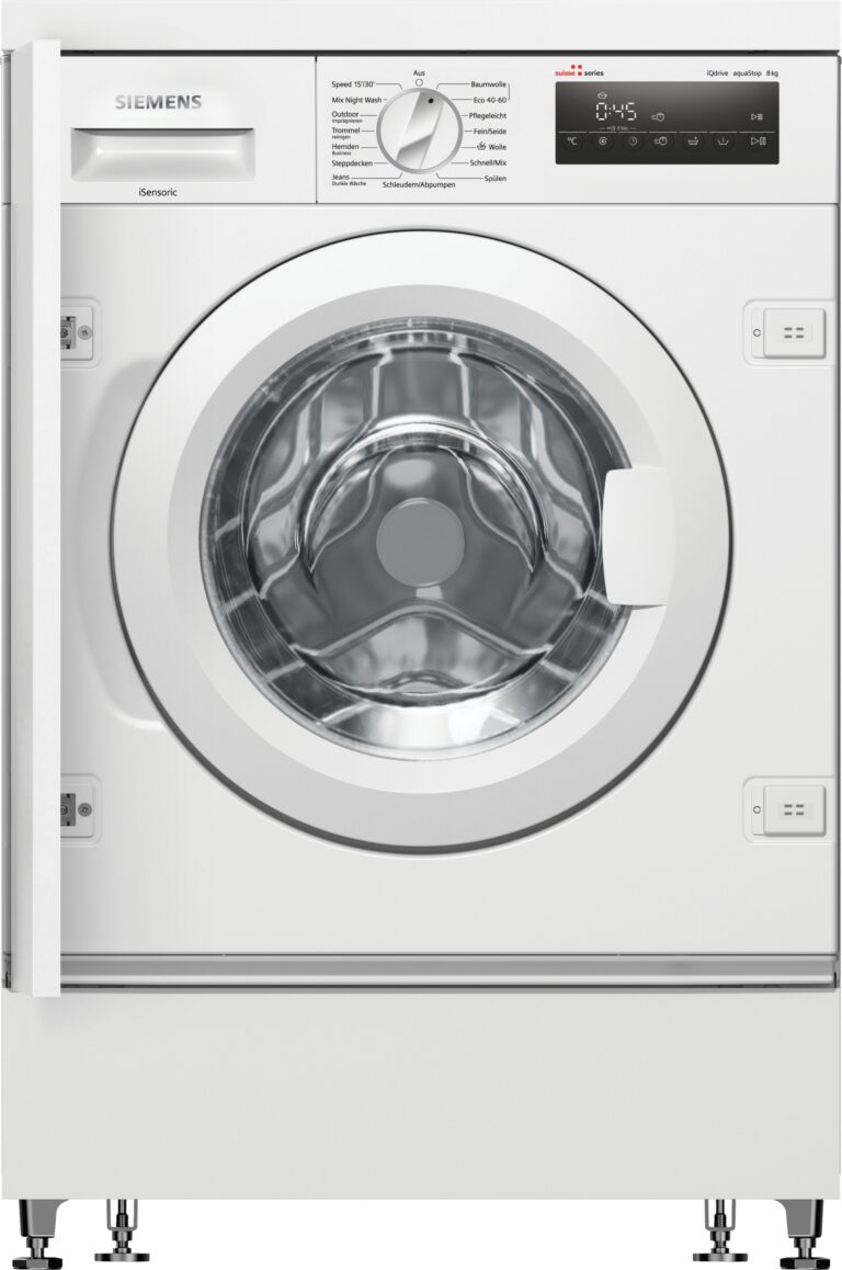 Siemens iQ700, Einbau-Waschmaschine, 8 kg, 1400 U/min. (WI14W542CH)