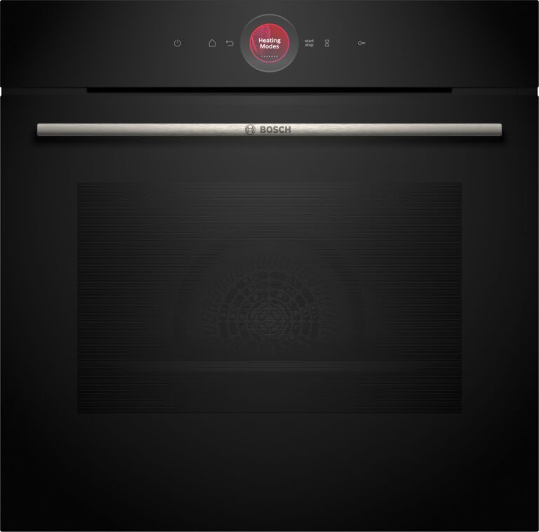 Bosch Serie 8, Einbau-Backofen, 60 x 60 cm, Schwarz, Air Fry (HBG7341B1)