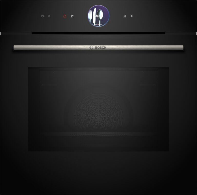 Bosch Serie 8, Einbau-Backofen mit Mikrowellenfunktion, 60 x 60 cm, Schwarz (HMG7361B1)