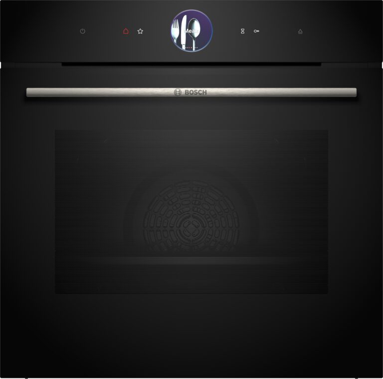 Bosch Serie 8, Einbau Dampfbackofen, 60 x 60 cm, Schwarz (HSG7361B1)