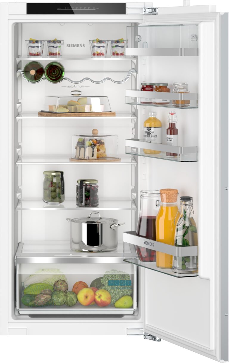 Siemens iQ500, Einbau-Kühlschrank mit Gefrierfach, 122.5 x 56 cm, Flachscharnier mit Softeinzug (KI42LACD1H)