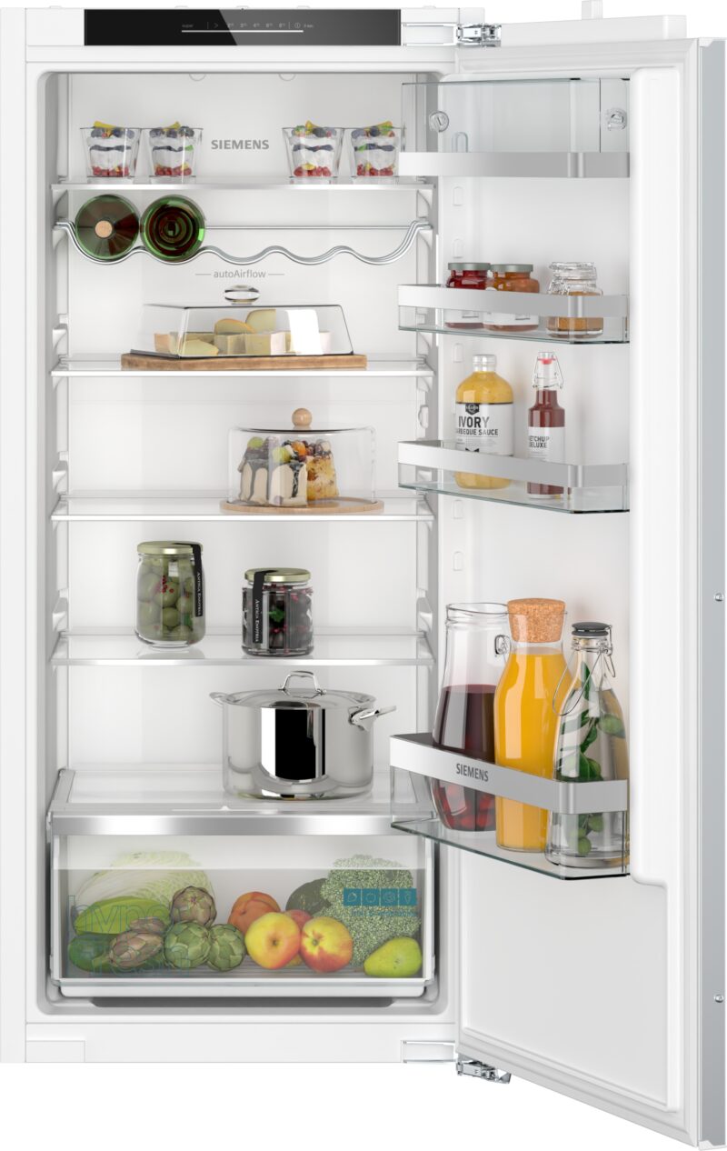 Siemens iQ500, Einbau-Kühlschrank mit Gefrierfach, 122.5 x 56 cm, Flachscharnier mit Softeinzug (KI42LACD1H)