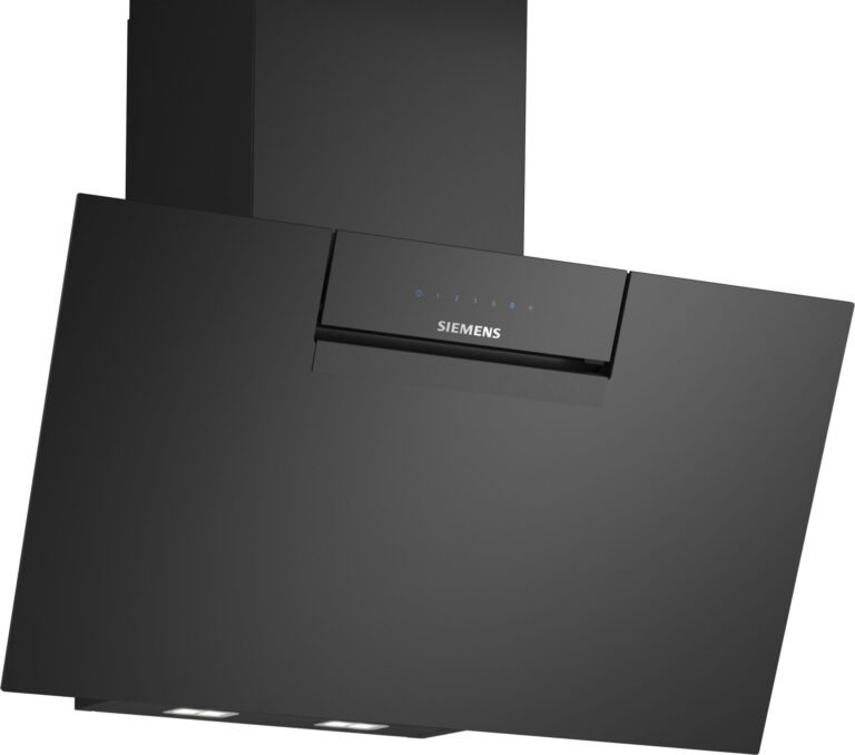 Siemens, iQ300, Wandesse, 80 cm, Klarglas schwarz bedruckt (LC87KFN60)