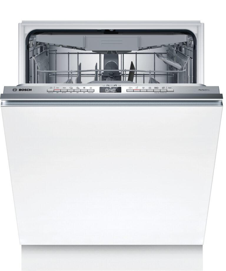 Bosch Serie 6, Vollintegrierter Geschirrspüler, 60 cm, Zeolith-Trocknen (SMV6ZCX10E)