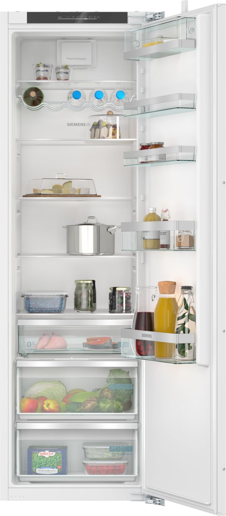 Siemens iQ500, Einbau-Kühlschrank, 177.5 x 56 cm, Flachscharnier mit Softeinzug (KI81RADD0H)