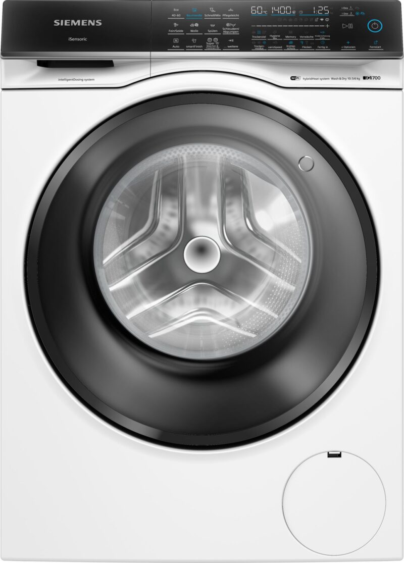 Siemens iQ700, Waschtrockner, 10.5/6 kg, 1400 U/min. (WN54C2A4CH)