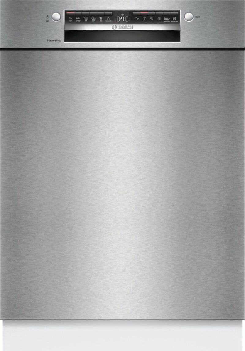 Bosch Serie 4, Unterbau-Geschirrspüler, 60 cm, Edelstahl (SMU4ECS28E)