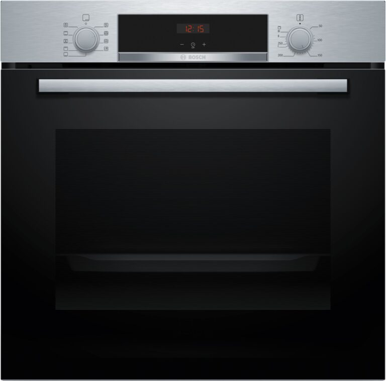 Bosch Serie 4, Einbau-Backofen, 60 x 60 cm, Edelstahl (HBA514BS3)