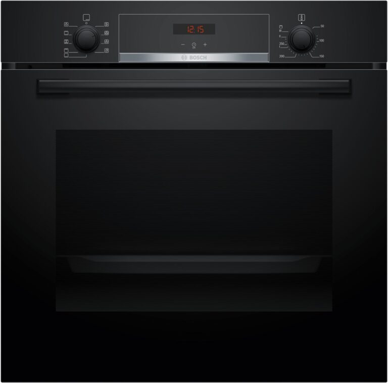 Bosch Serie 4, Einbau-Backofen, 60 x 60 cm, Schwarz (HBA514BB3)