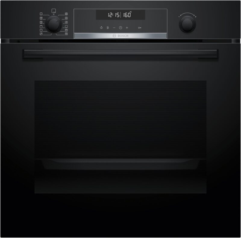 Bosch, Serie 6, Einbau-Backofen, 60 x 60 cm, Schwarz (HBG578BB3)