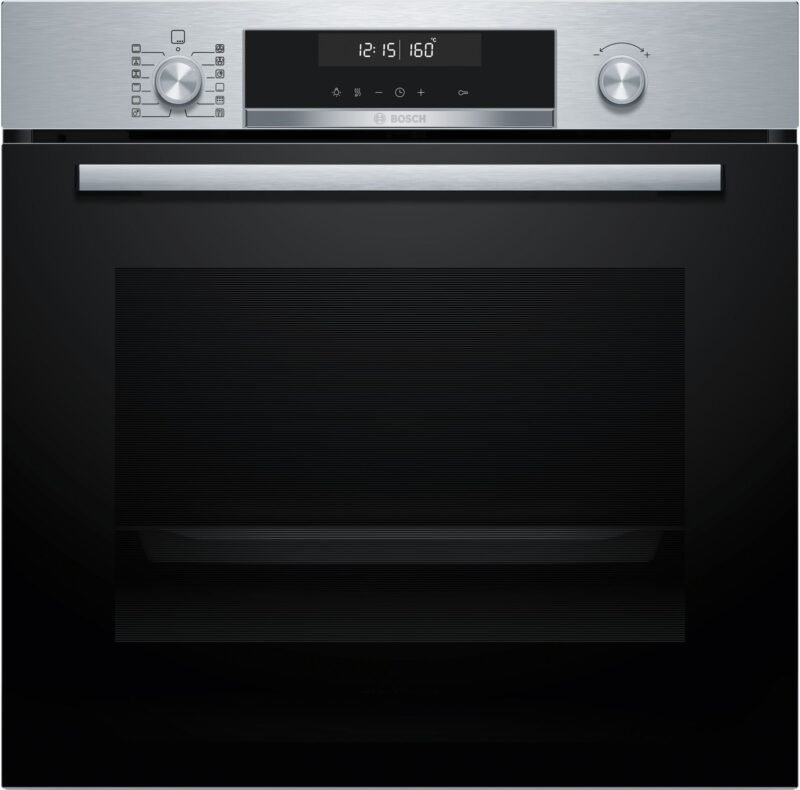 Bosch Serie 6, Einbau-Backofen, 60 x 60 cm, Edelstahl (HBG578BS3)