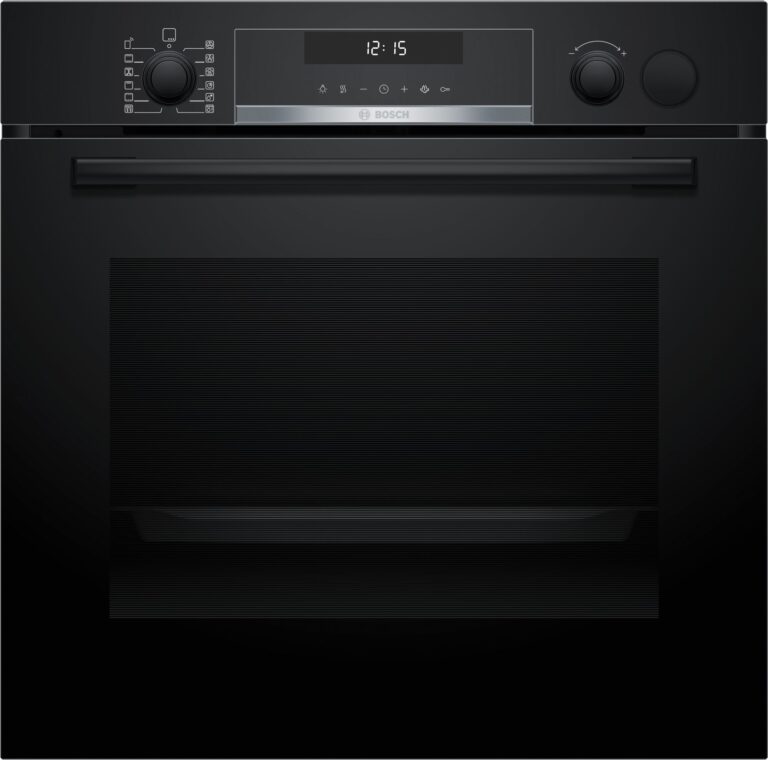 Bosch Serie 6, Einbau-Backofen mit Dampfunterstützung, 60 x 60 cm, Schwarz (HRG578CB7)