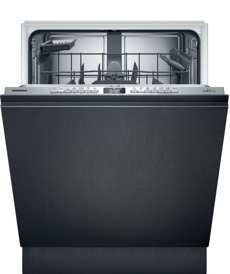 Siemens iQ300, Vollintegrierter Geschirrspüler, 60 cm, varioHinge für besondere Einbausituationen (SN73EX02AH)
