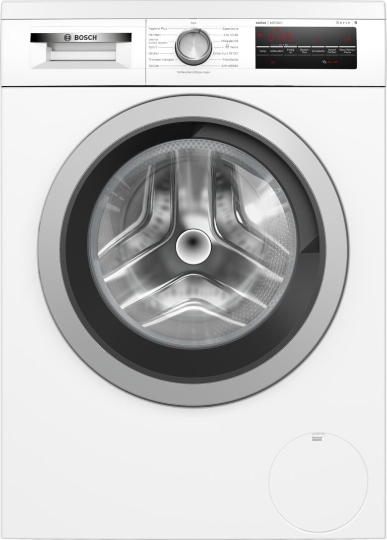 Bosch Serie 6, Waschmaschine, Frontloader, 9 kg, 1400 U/min. (WUU28T10CH)
