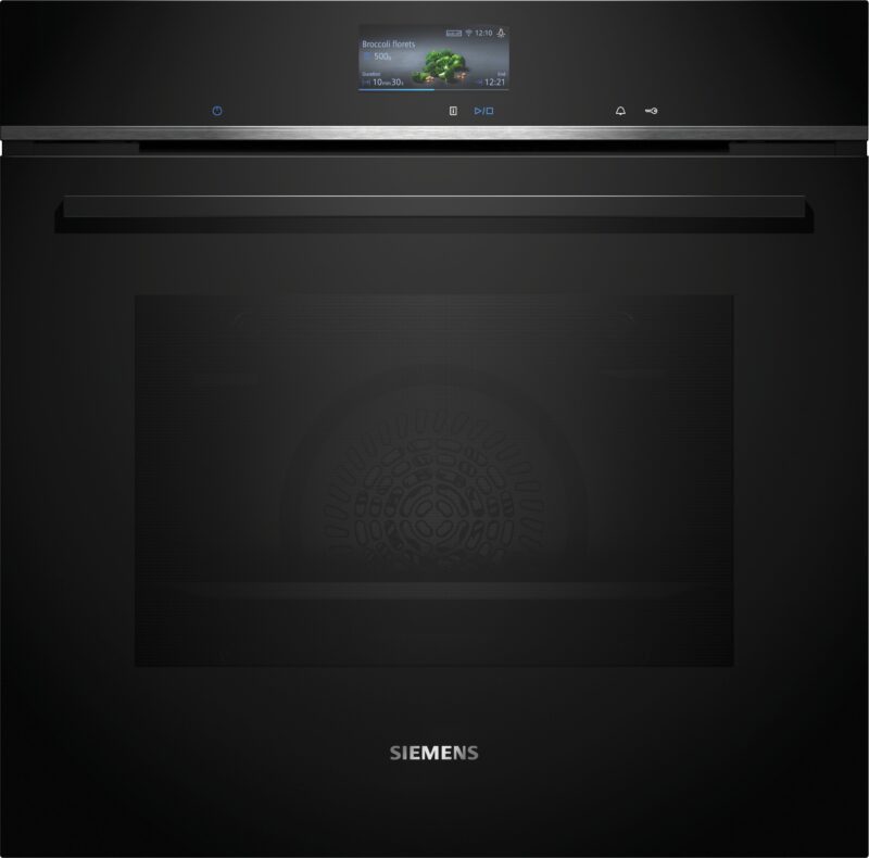 Siemens iQ700, Einbau-Backofen, 60 x 60 cm, Schwarz (HB776G1B1)