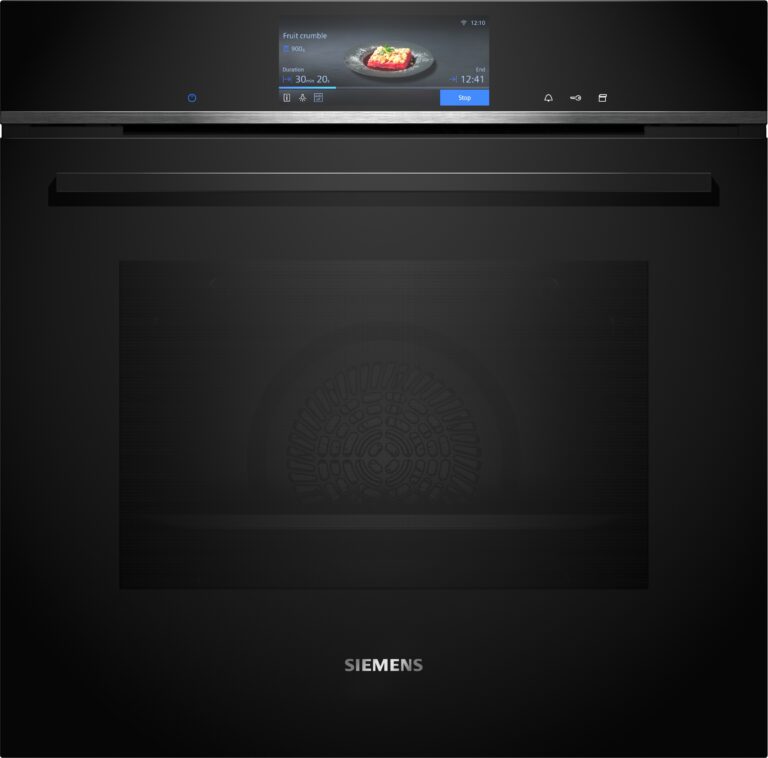 Siemens iQ700, Einbau Dampfbackofen, 60 x 60 cm, Schwarz (HS758G3B1C)