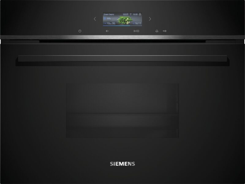 Siemens iQ700, Dampfgarer, 60 x 45 cm, Schwarz (CD714GXB1)