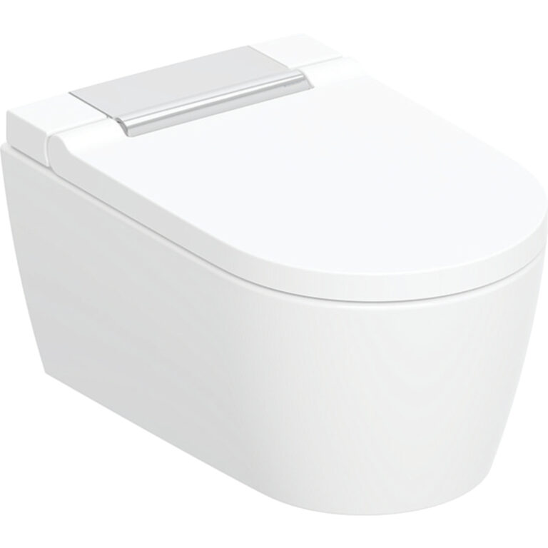 Geberit Dusch WC AquaClean Sela WC-Komplettanlage Wand-WC: glanzverchromt (146.220.21.1)