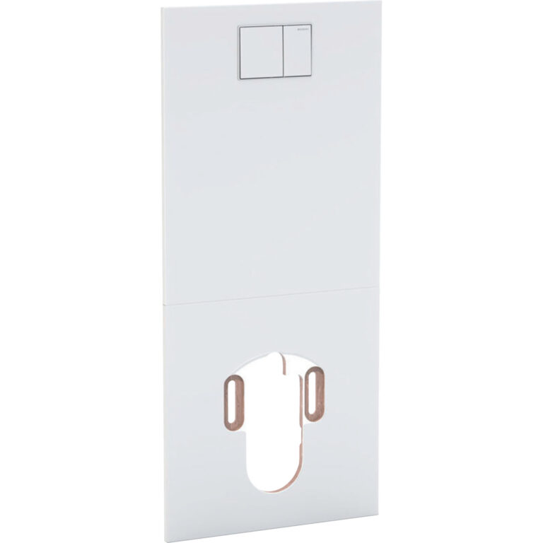 Designplatte für Geberit Dusch-WC AquaClean WC-Komplettanlage: Glas weiss