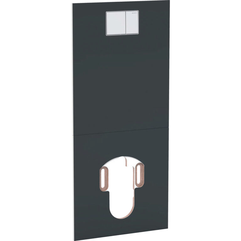 Designplatte für Geberit Dusch-WC AquaClean WC-Komplettanlage: Glas schwarz