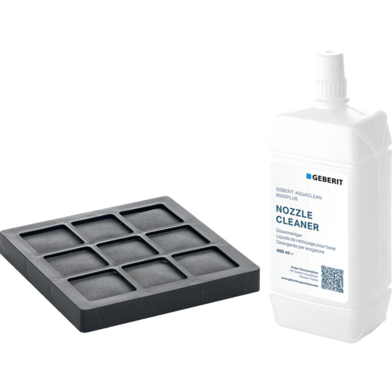 Set Aktivkohlefilter und Düsenreiniger für Geberit AquaClean WC-Komplettanlagen