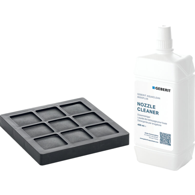 Set Aktivkohlefilter und Düsenreiniger für Geberit AquaClean WC-Komplettanlagen