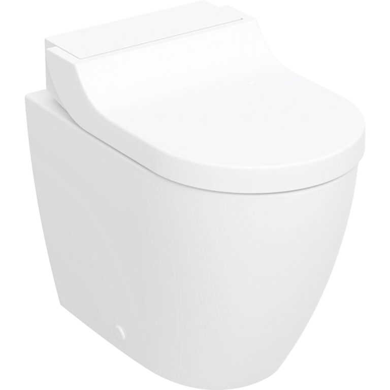 Geberit Dusch WC AquaClean Tuma Comfort WC-Komplettanlage Stand-WC: Glas weiss (146.310.SI.1)