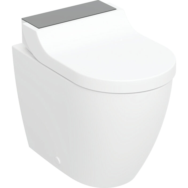 Geberit Dusch WC AquaClean Tuma Comfort WC-Komplettanlage Stand-WC: Glas schwarz (146.310.SJ.1)