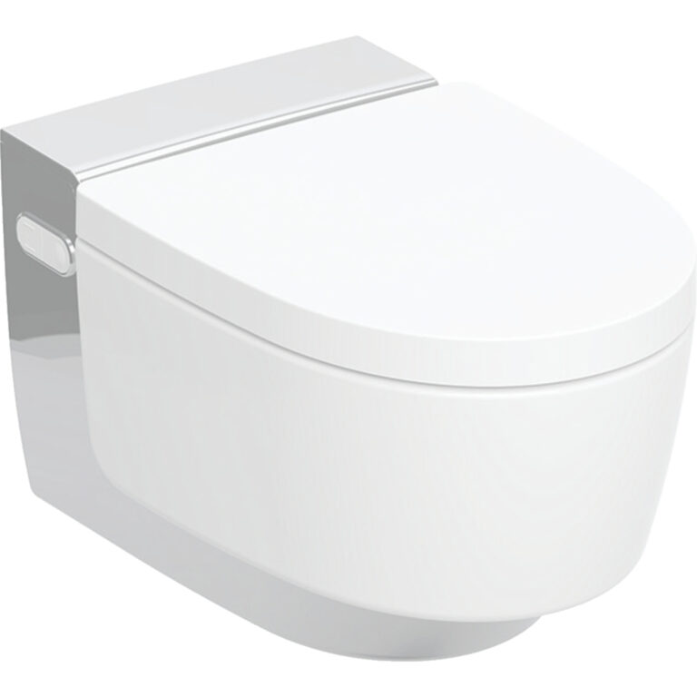 Geberit Dusch WC AquaClean Mera Comfort WC-Komplettanlage Wand-WC: glanzverchromt (146.210.21.1)