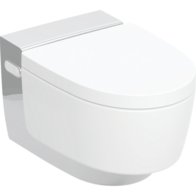 Geberit Dusch WC AquaClean Mera Classic WC-Komplettanlage Wand-WC: glanzverchromt (146.200.21.1)